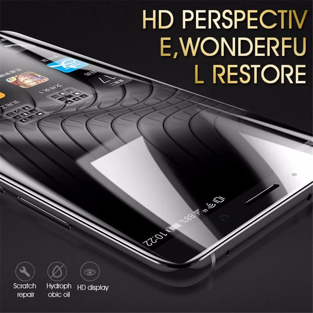 Мягкая Гидрогелевая пленка для Huawei Mate 20 Honor 8C 9 10 8X Play Lite Pro 5D полное покрытие