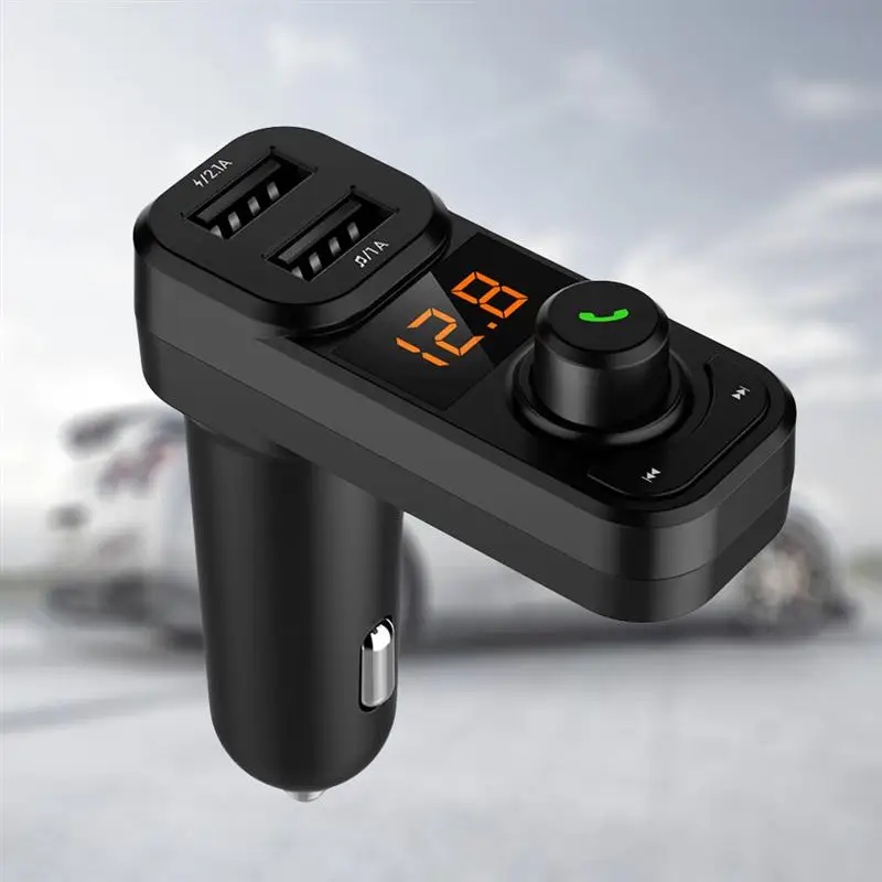 Беспроводной Bluetooth Автомобильный MP3-плеер fm-передатчик радио с 2 usb-портами