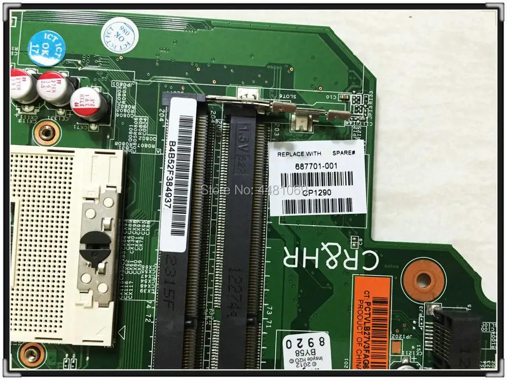 Материнская плата для hp compaq CQ58 687701 501-687701 601-687701 2000-001 SLJ8F DDR3 100% протестирована