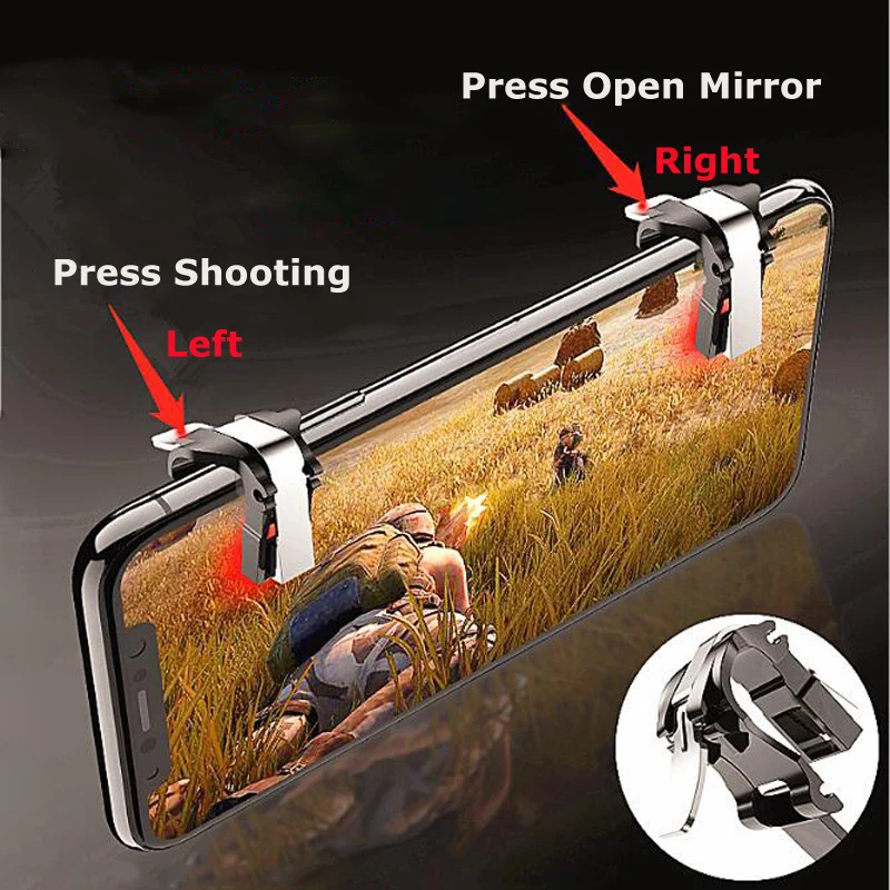 Новинка 1 пара кнопка быстрого огня триггер для съемки джойстик физического