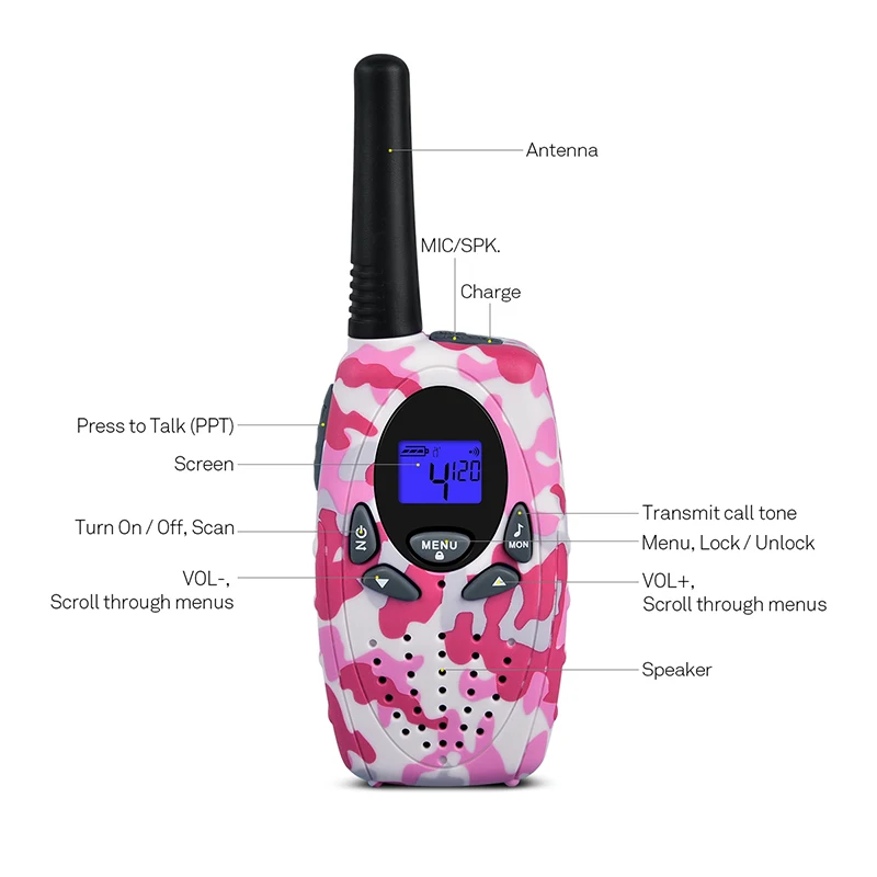 Игрушечные рации дальний PMR446 8 Каналы иди и болтай walkie talkie “иди телефон enfant