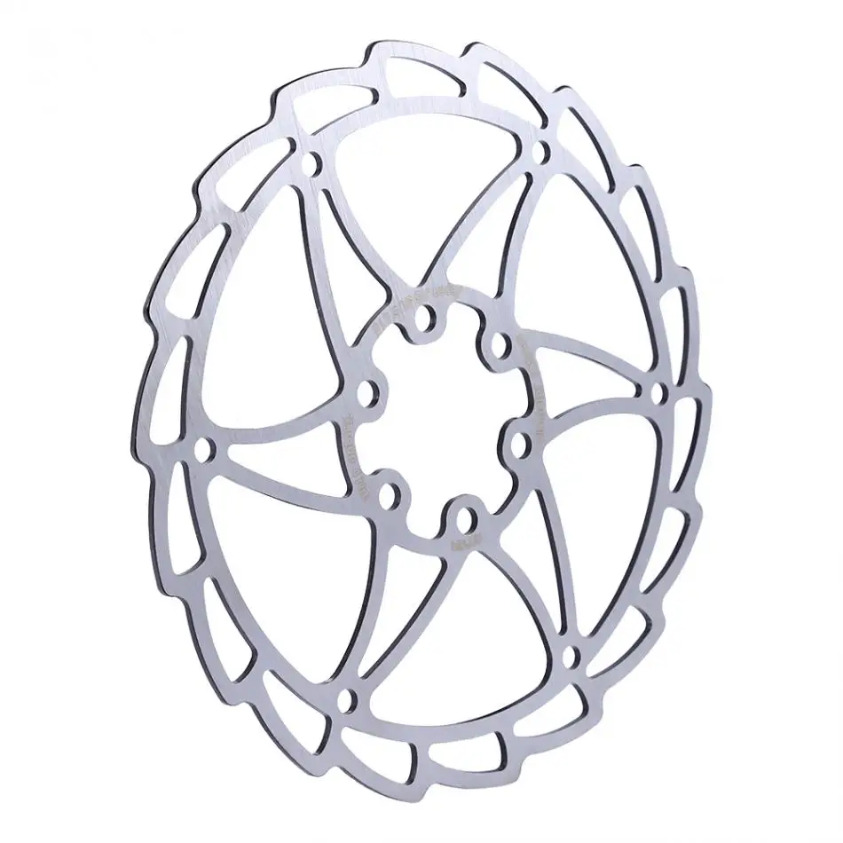 Stainless Steel Disc Brake Rotor 140mm 160mm 180mm Mountain Bike Cycling 6 Holes With Screws | Спорт и развлечения