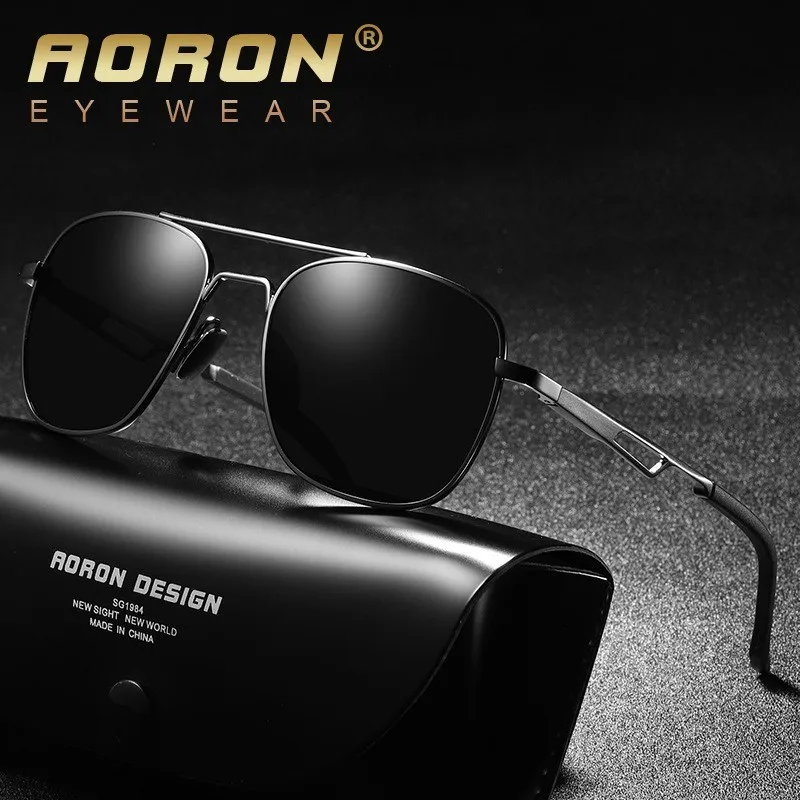 Очки солнцезащитные AORON HD для мужчин и женщин поляризационные зеркальные