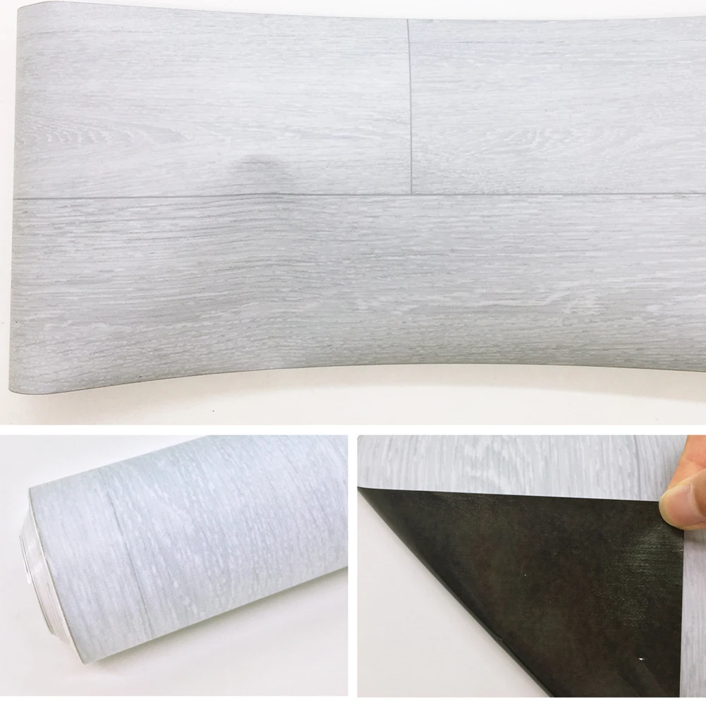 Наклейка на пол имитация дерева самоклеящаяся Водонепроницаемая плитка