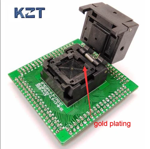 Фото QFN72 LCC72 MLF72 PCLC72 IC550-0724-018-G IC pin 0 5 мм 10*10 программист socekt раскладушка Flash Приработка QFN72 LCC72 MLF72 PCLC72 IC550-0724-018-G IC pin 0 5 мм 10*10 программист socekt раскладушка Flash Приработка