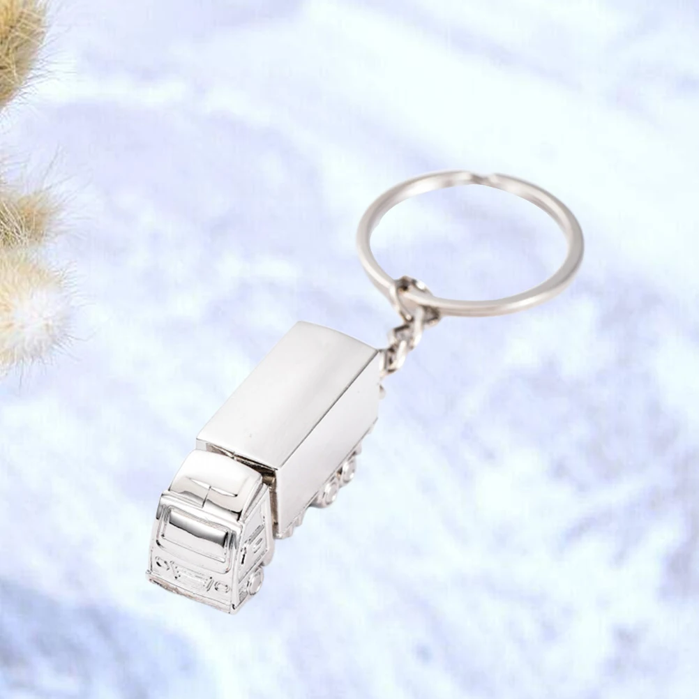 1 шт. Новинка полированный креативный грузовой автомобиль брелок для ключей
