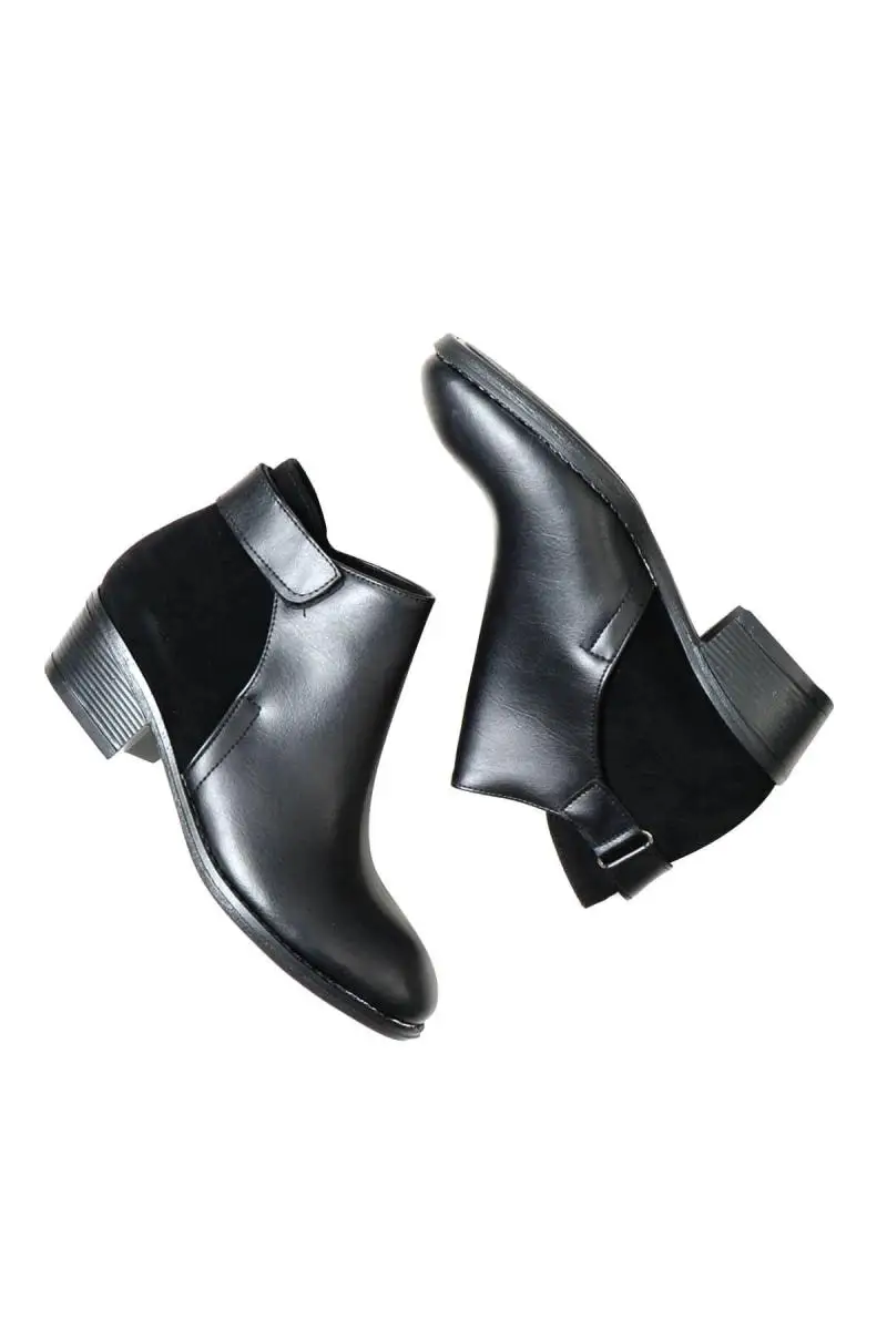 Bambi Black Suede Women Boots E0231170009 |