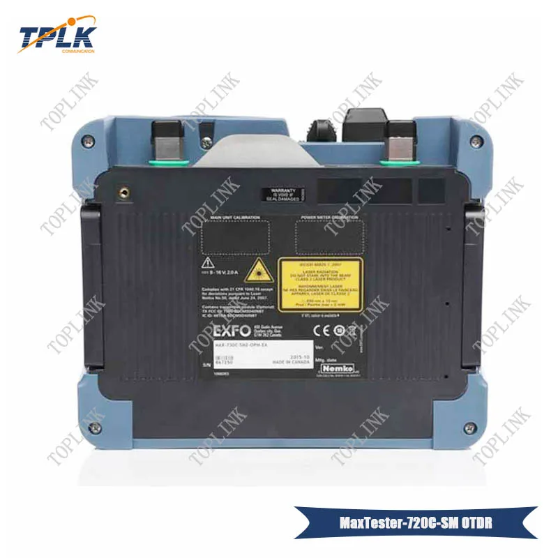 7 дюймовый EXFO MaxTester 720C наружный сенсорный OTDR оптический рефлектометр SM 1310/1550 нм 36/35