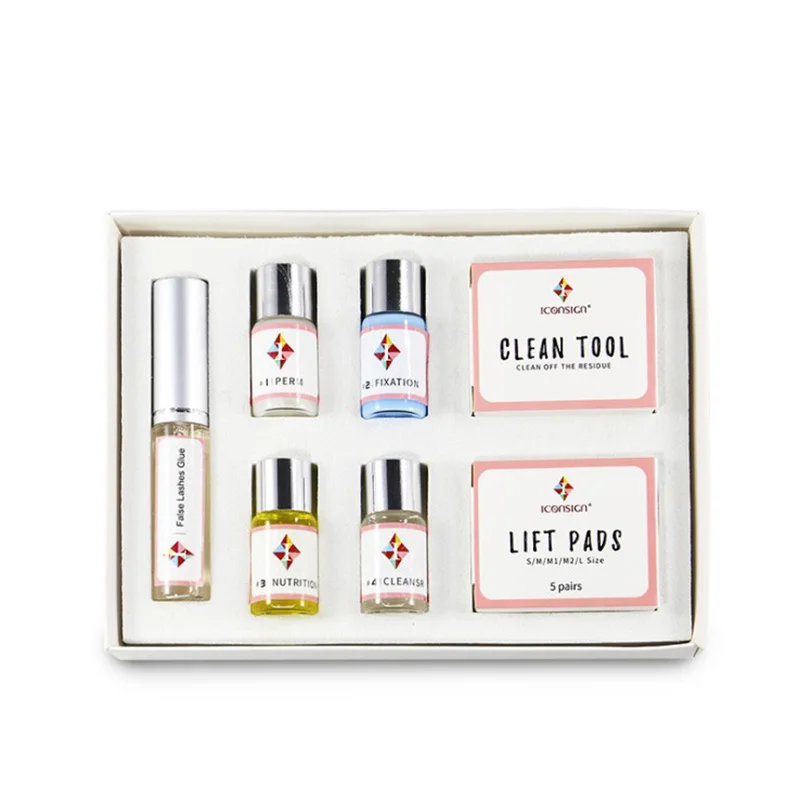 Eyelash Wave Curling Glue Perm Eye Lashes Lift Perming Lotion Kit Tools Set | Красота и здоровье