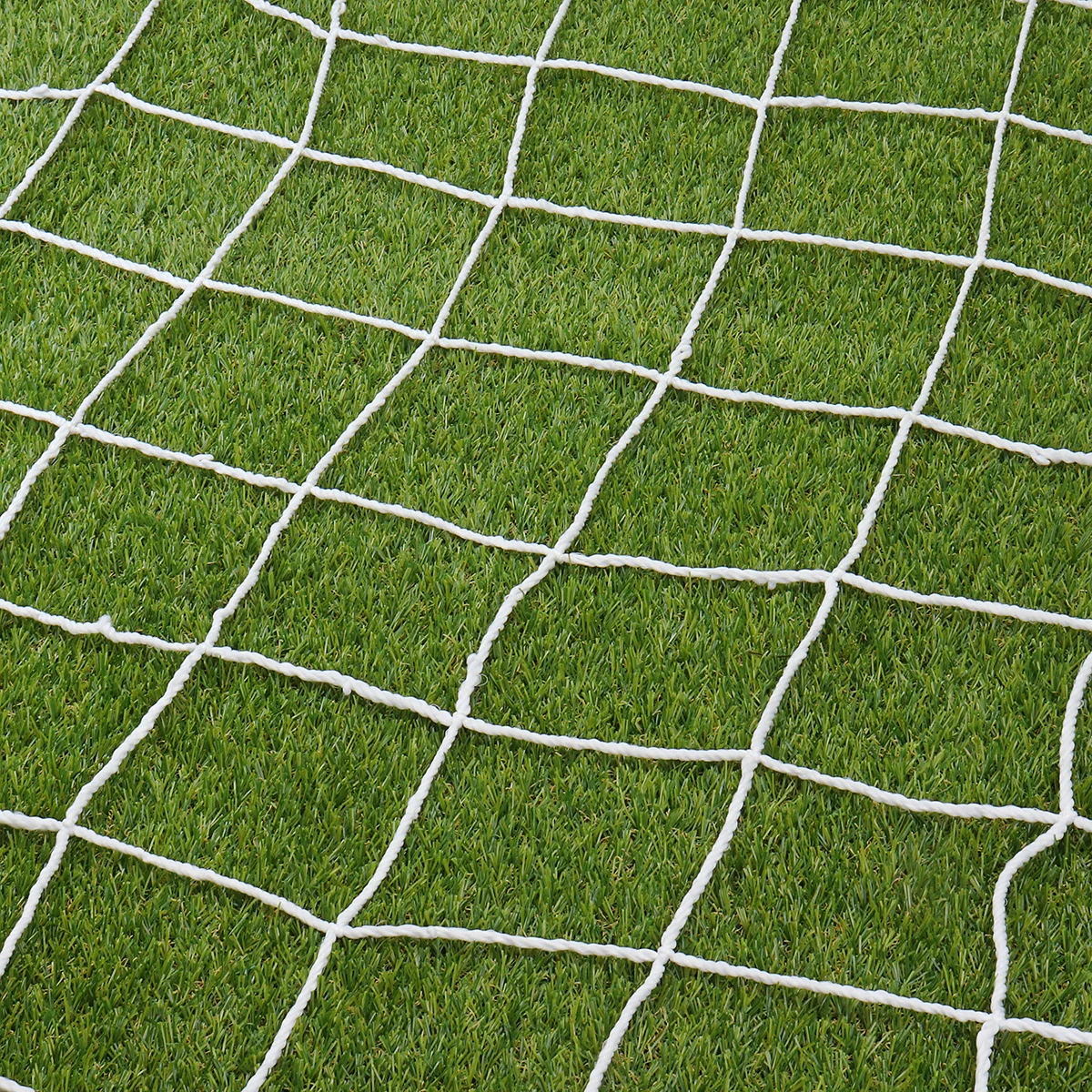 6x4 фута Белый Полный Размер Футбол ворота пост сетка для спорта на открытом воздухе тренировочный матч полипропилен ударопрочный двойной узел
