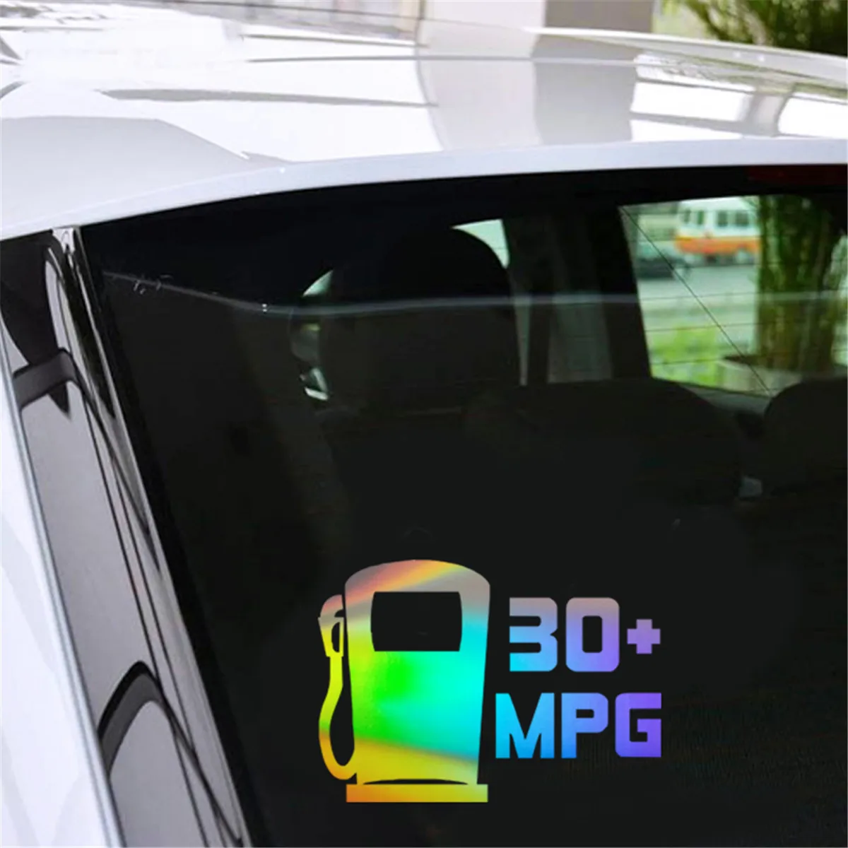 30 + MPG миль за галлон автомобильные наклейки евро JDM стены для дома окон и стекла