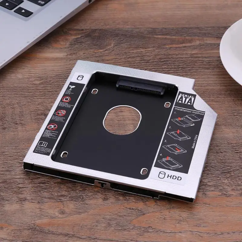 

Aluminum SATA 2nd HDD SSD Hard Drive Optical Bay Caddy Adapter With Screwdriver For iMac PC Laptop For SuperDrive 21" 27