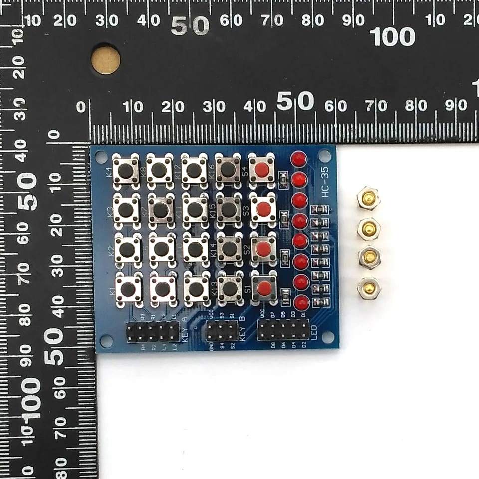 Матричная клавиатура 4X4 для Arduino модуль с 16 кнопками Панель кнопок tastaur Switch 4*4 Tasten 8