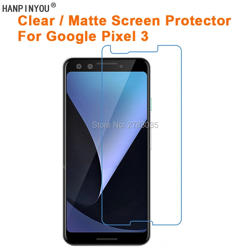 Для Google Pixel 3 3xl/Pixel3 XL новая HD Прозрачная/Антибликовая матовая защитная пленка для
