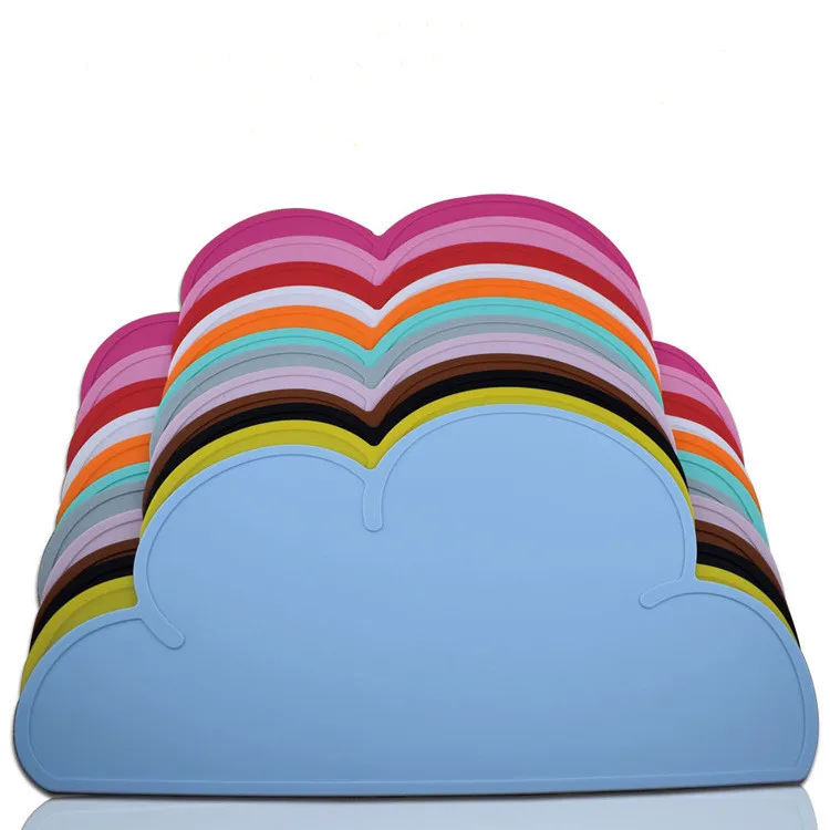 Модные силиконовые Милые Мультяшные салфетки водонепроницаемые подставки с