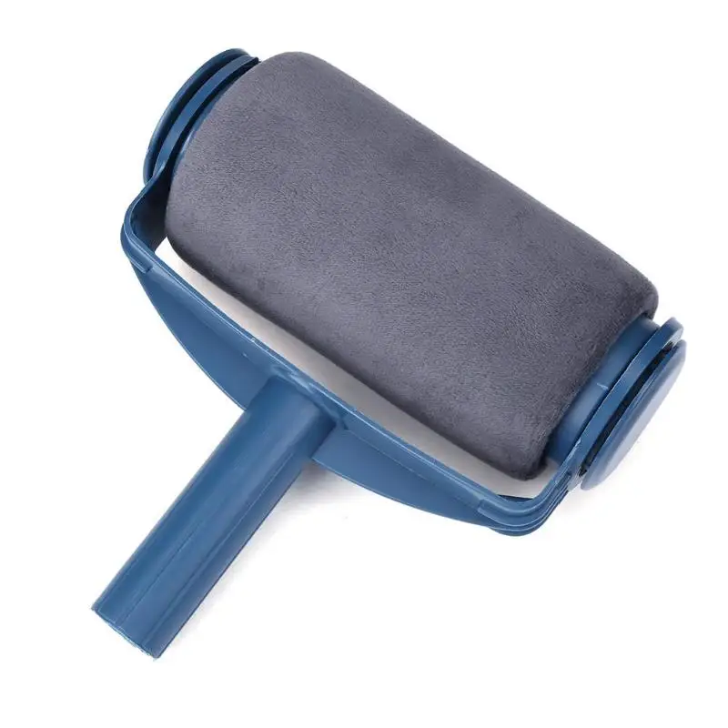 

5/8 Pcs DIY Paint Roller Tools Set Multifunctional Household Use Wall Decorative Handle Flocked Edger Tool Painting Brushes