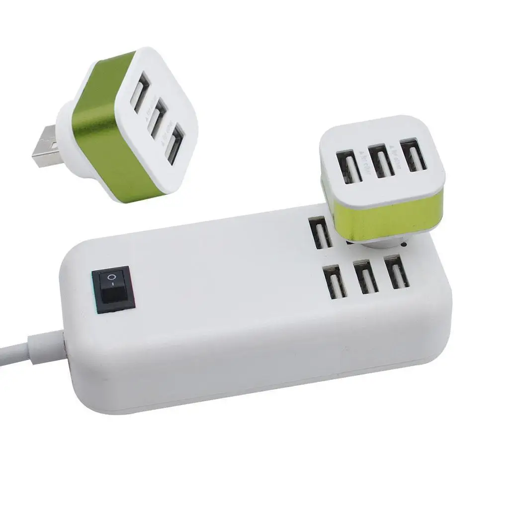 Портативный 3 порта USB2.0 концентратор адаптер и легкий случайный сплиттер