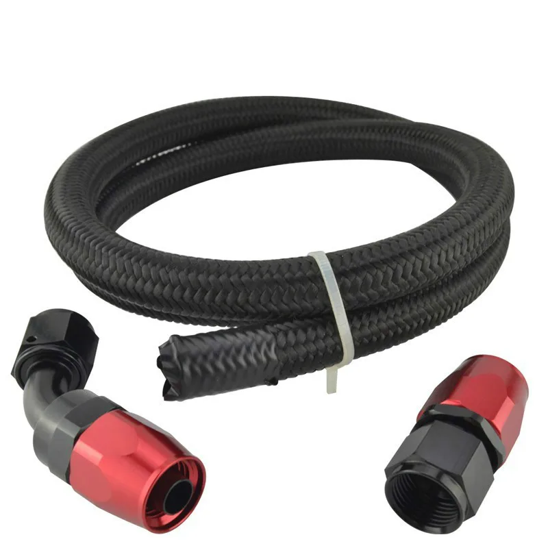 SPEEDWOW AN4/6/8/10 1 м USB кабель с нейлоновой оплеткой топливный шланг линия + Алюминий 0 45