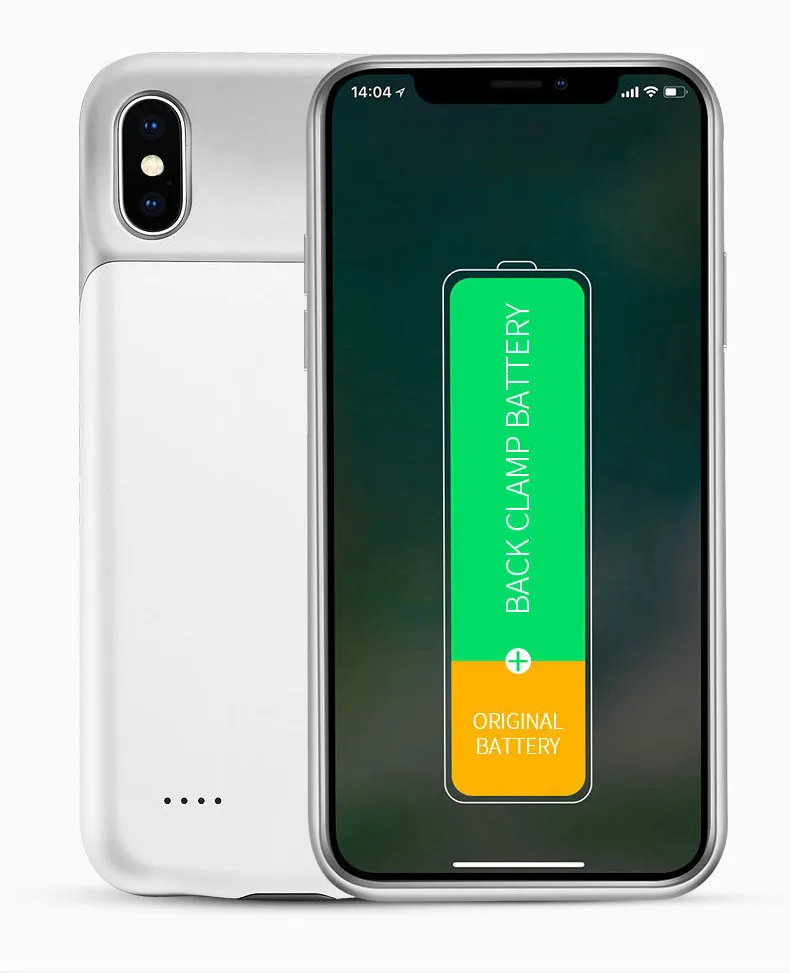 Чехол Neng для зарядного устройства аккумулятора 3200 мАч Iphone 6 6s 7 8X10 Xs Max Xr мощный