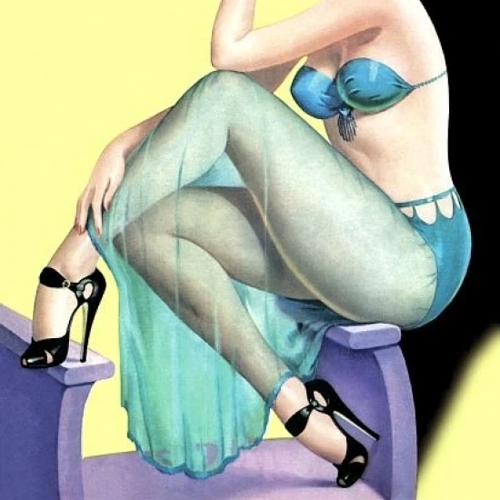 Pinup девушка Рыжий плакат печать (36x54)|Таблички и знаки| |