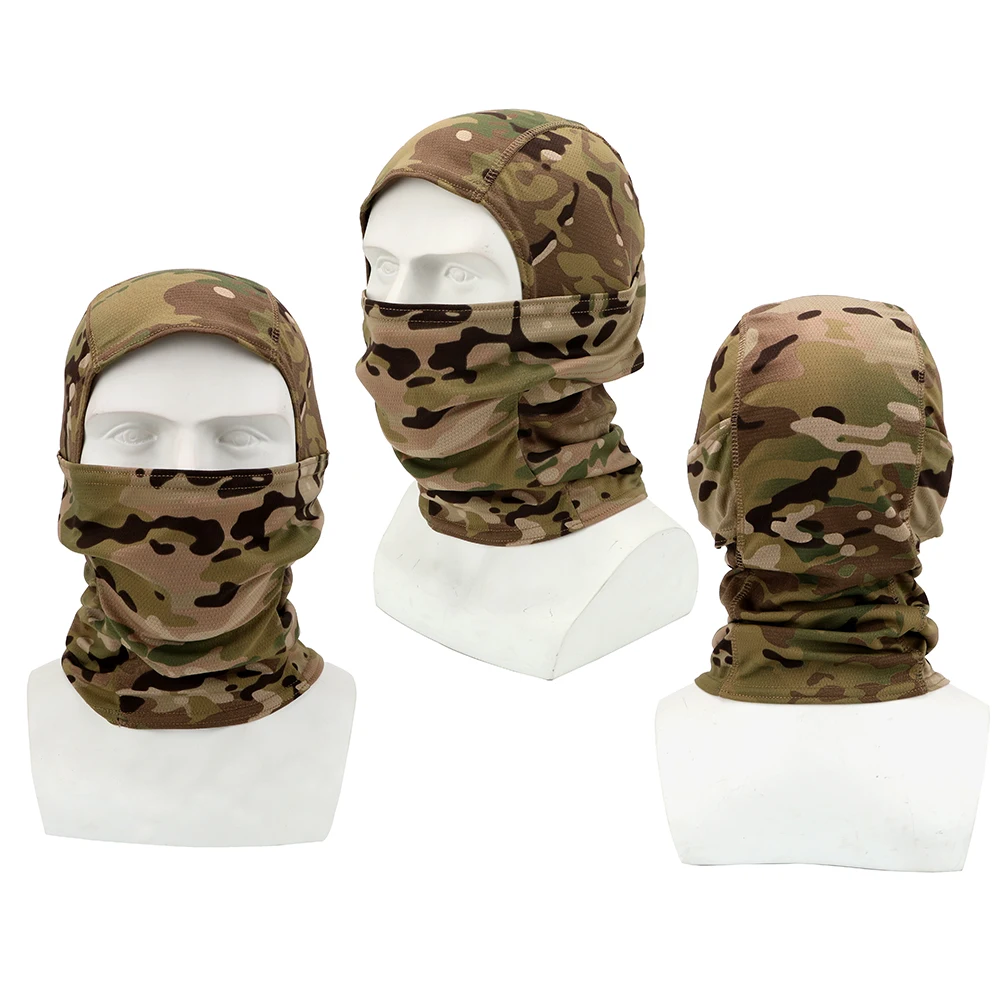 Маска-подкладка FORAUTO для шлема дышащая камуфляжная маска на все лицо занятий