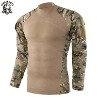 tactical long sleeve cotton t shirt generation iii combat frog shirt men training camo shirts us army military uniform airsoft