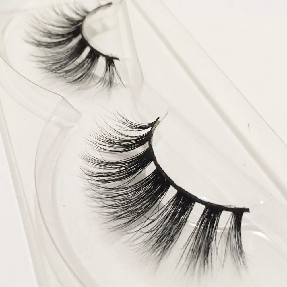 Askuu d08 false eyelashes 3d mink lashes natural fake eye lash faux cils for eyelash extension supplies customized packaging box | Красота и