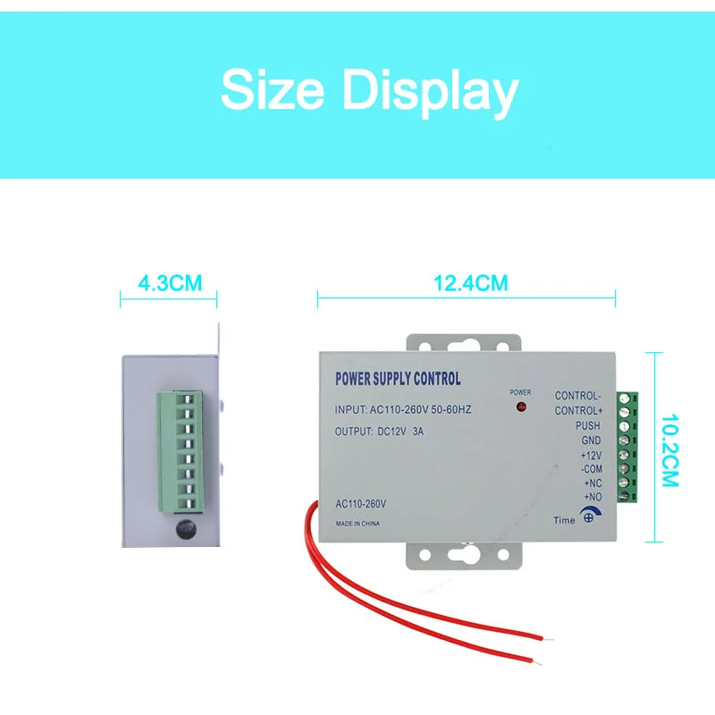 Высокое качество Блок питания управления 12 V DC 3A AC RFID система контроля доступа
