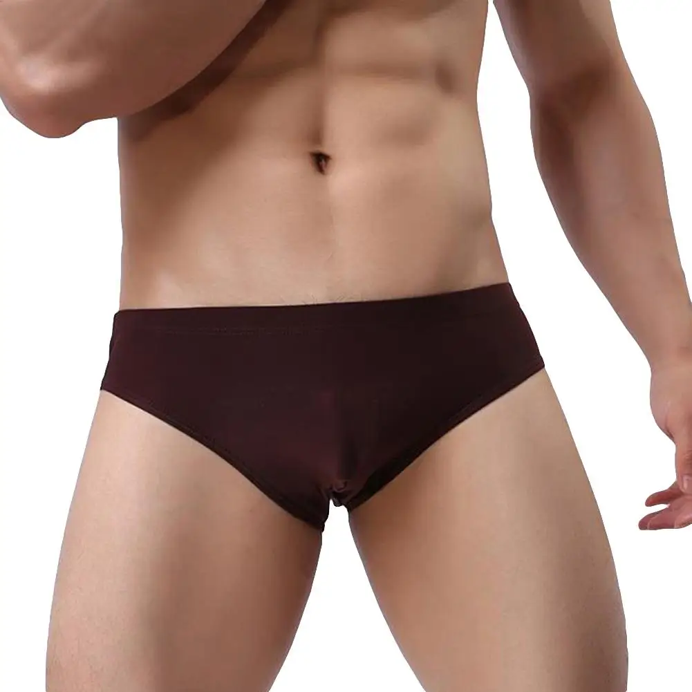 

Трусы-брифы Jockstrap мужские эластичные, пикантное нижнее белье из вискозы, однотонные модные шорты со средней посадкой