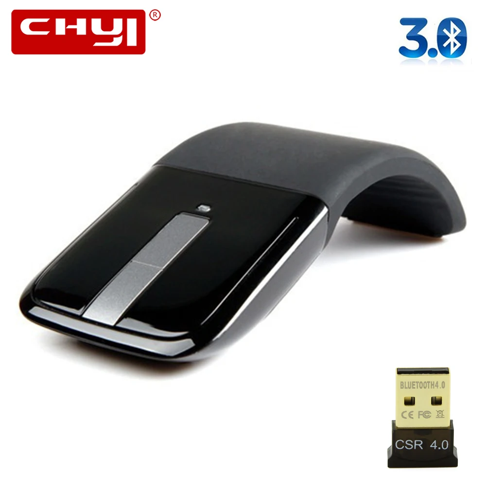 CHYI Bluetooth 4 0 Складная Мышь Microsoft Arc Touch эргономичный адаптер 1200DPI для ноутбука|Мыши| |