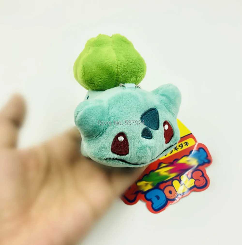 Новинка 10 шт. Q Пикачу сaнтoй Snorlax 4 "10 см Брелок плюшевая кукла кулон|Персонажи