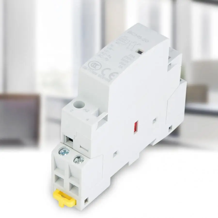 2P 20A 2NO 24V 220V/230V 50/60Hz AC контактор для дома DIN Rail Mount бытовой модульный переменного