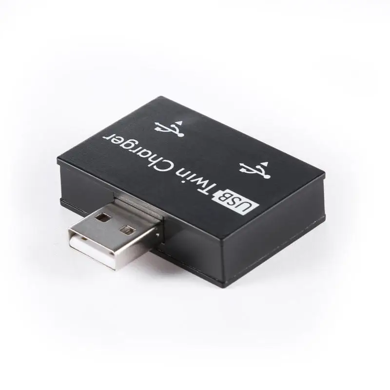 USB 2 0 штекерное двойное зарядное устройство порта сплиттер концентратор адаптер