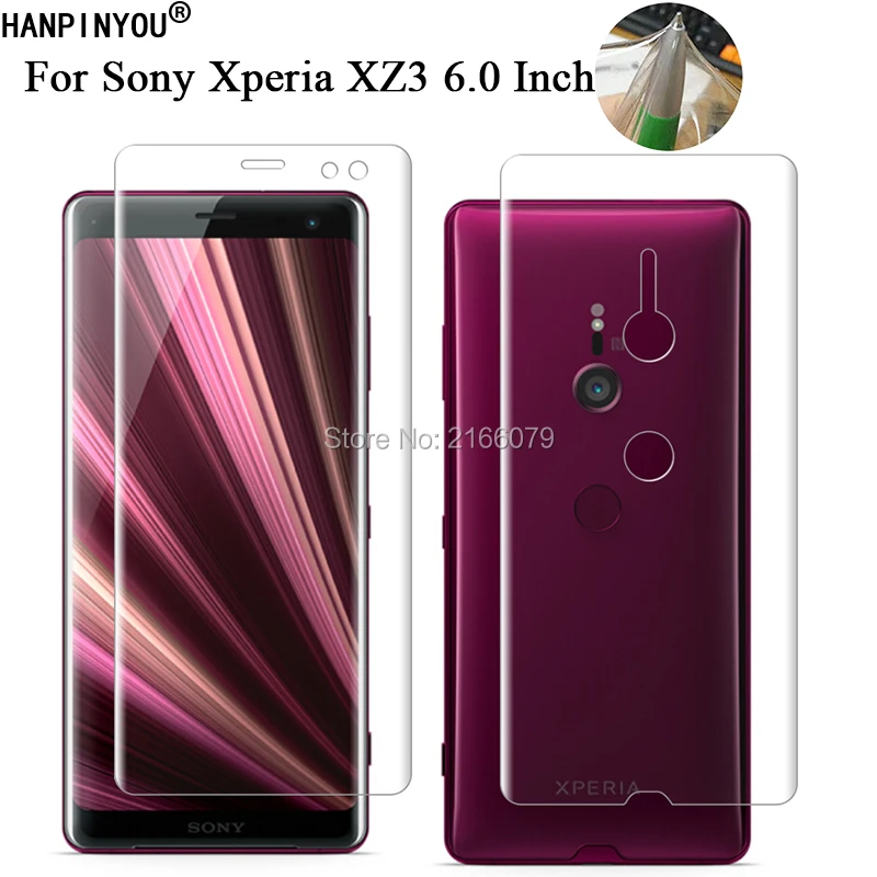 Для Sony Xperia XZ3 6 0 &quotпрозрачный ТПУ/матовый анти отпечатки пальцев гидрогель полное