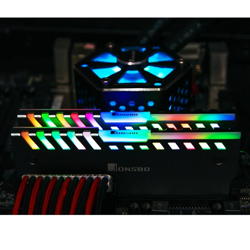 Jonsbo Nc 2 шт. Настольный теплоотвод ОЗУ корпус охладителя Rgb 256 цветов