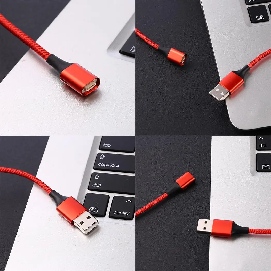 Micro USB Type C Магнитный зарядный кабель совместимый интерфейс порт 3A для Android