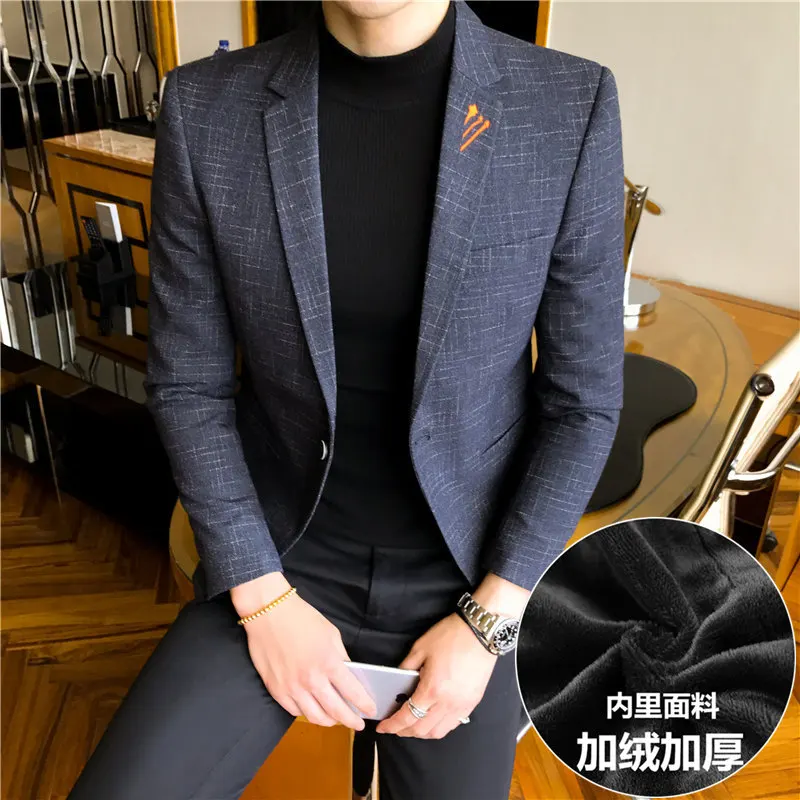 2018 Новый стиль Для мужчин костюм Тенденции моды Мужская одежда молодежи весна и