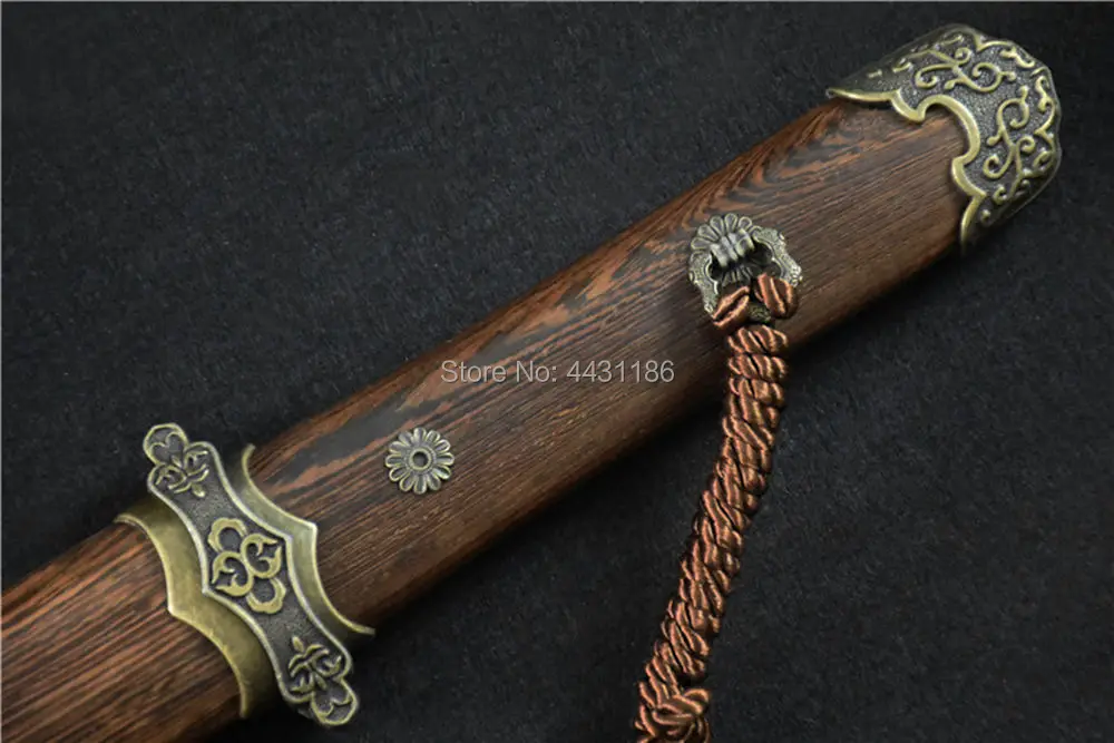 PearWood Saya китайский Династия Тан кунгфу короткий дао Цзянь меч Резьба Дракон