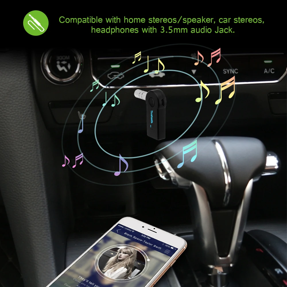 Беспроводной приемник Bluetooth 3 0 универсальный модуль адаптера 5 мм аудиоприемник