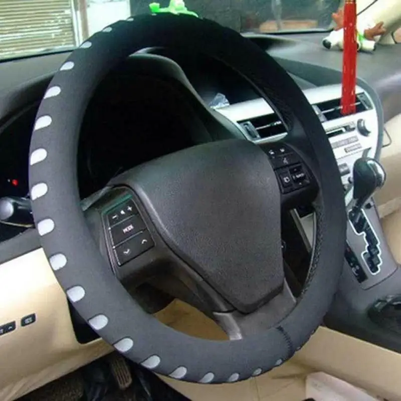 Универсальный чехол рулевого колеса автомобиля EVA диаметр 38 см автомобильные