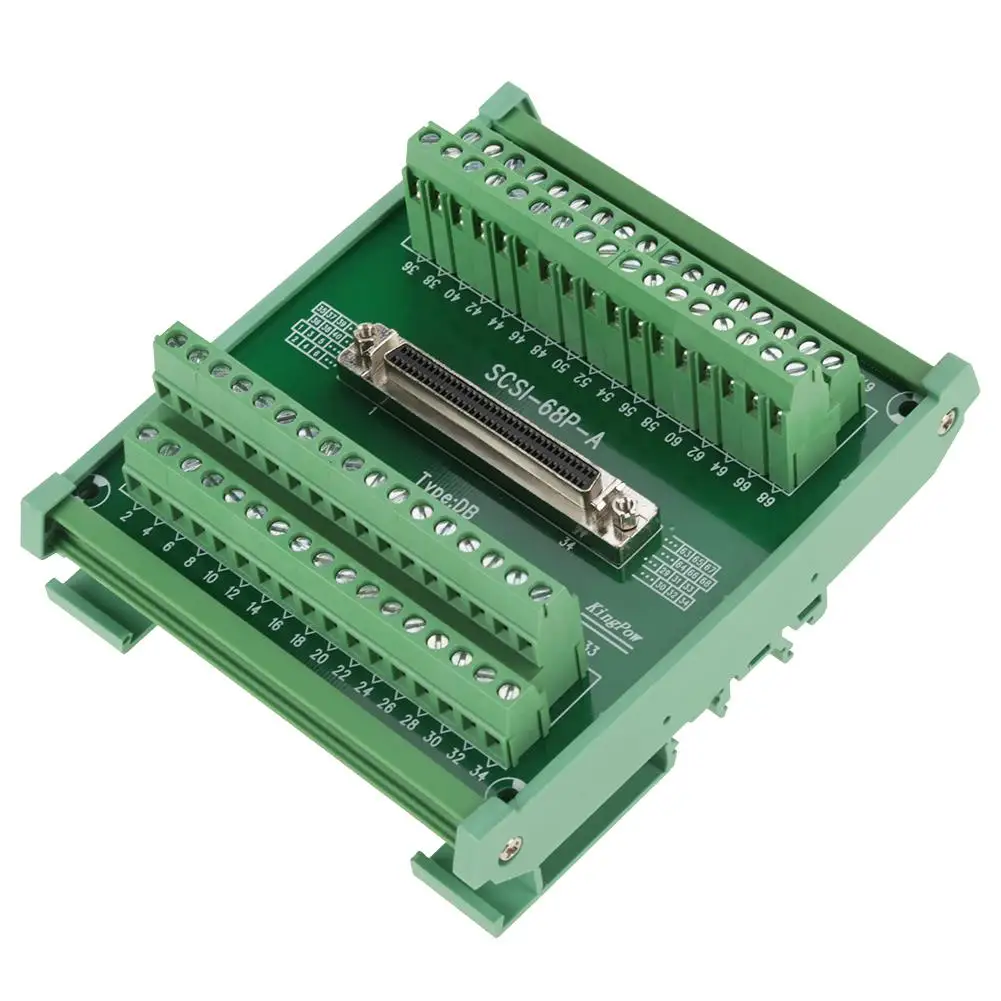 SCSI68 68 контактный дБ тип гнездовой соединитель клеммные блоки Модуль платы