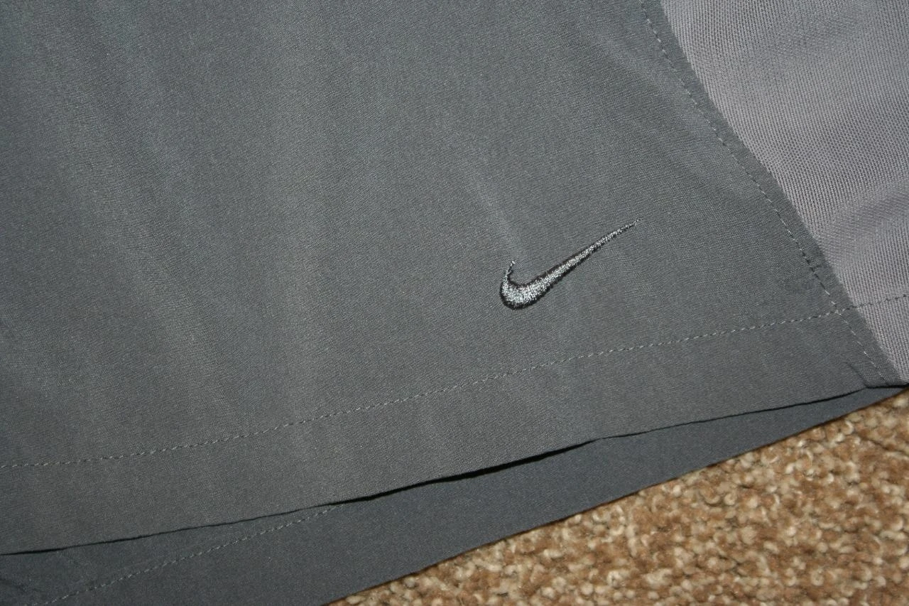 NIKE DRI-FIT мужские XL выстроились шорты для бега упражнения серый тренажерный зал
