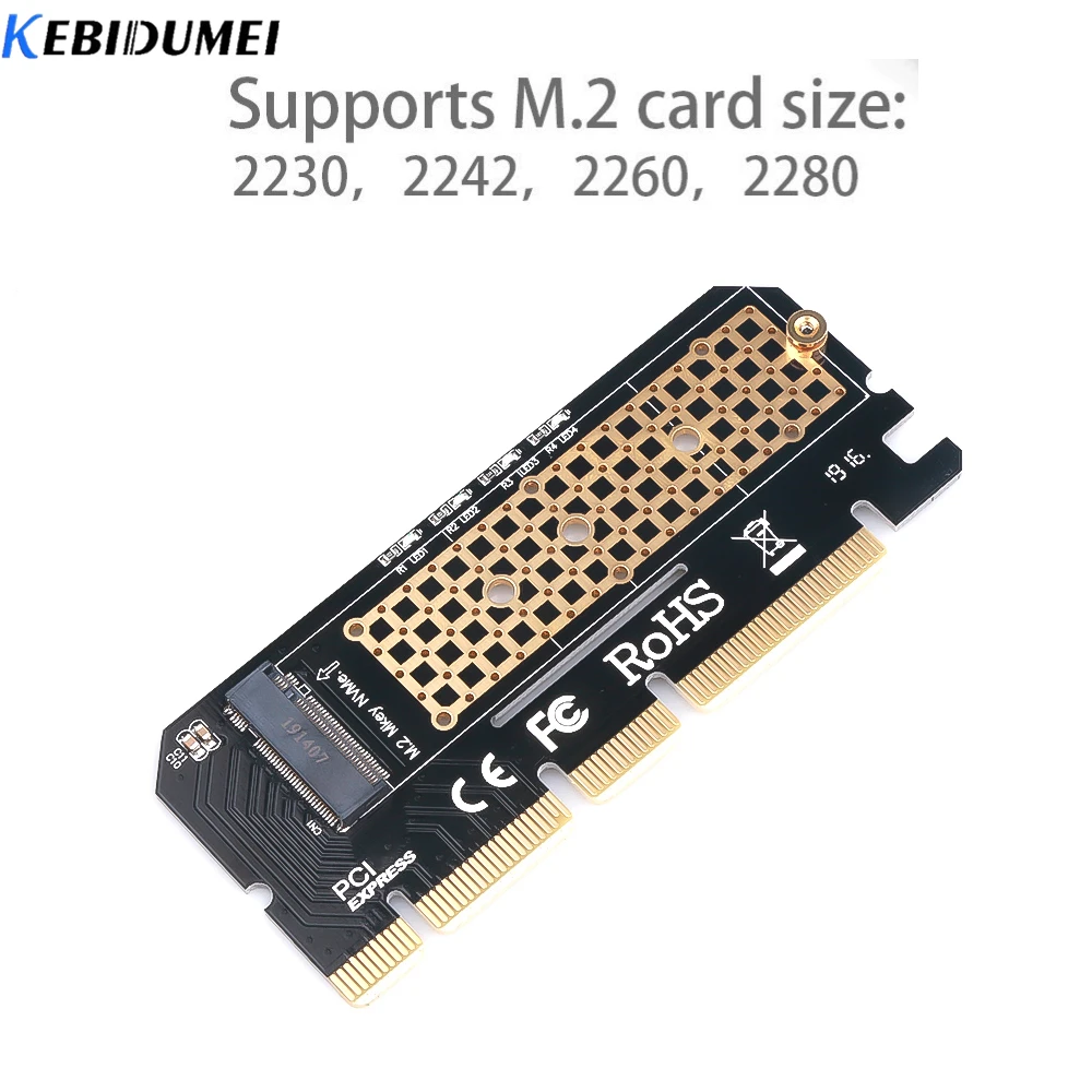 Плата расширения KEBIDUMEI для PCIE на M2/M.2 адаптер/PCI Express M.2 SSD адаптер NVME/M2