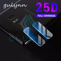 2pc 25d full cover back camera lens screen protector tempered glass for samsung s8 s9 a8 plus 2018 j 4 6 7 2018 protection film