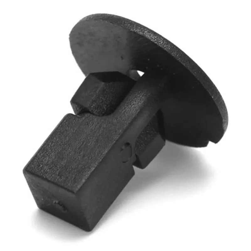 50 шт. 8 мм отверстие черные пластиковые заклепки застежка молния зажимы для