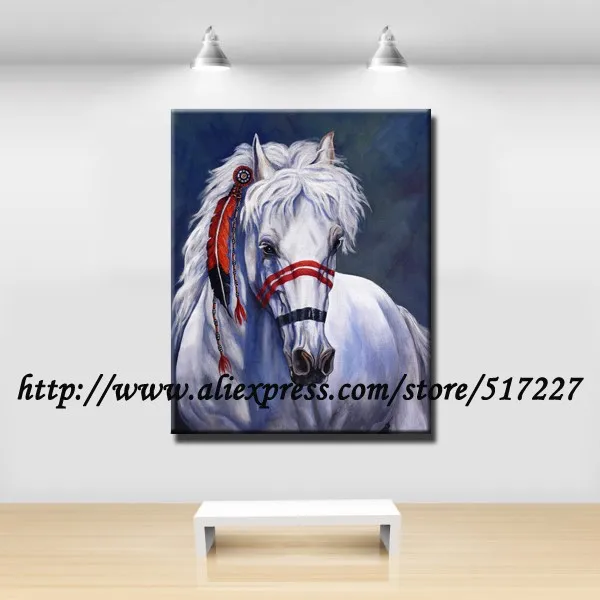 

indian horse painting 100% handmade horse art free shipping