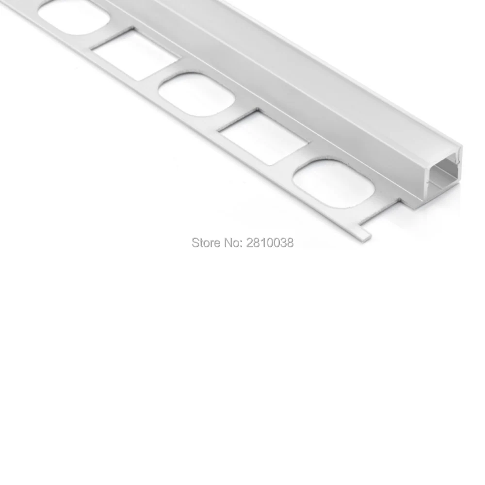 10 X 1 M Sets/Lot Cover line led aluminium profile Linear flange aluminium led channel housing for Drywall lighting