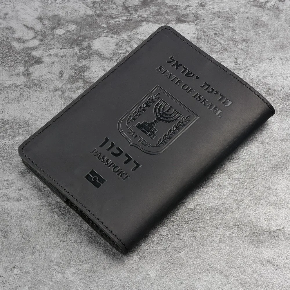 Обложка для паспорта из натуральной кожи Израиля|Держатели карт и пропусков| |