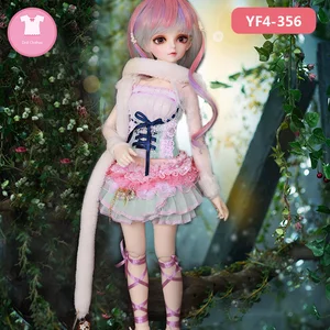 Одежда для кукол BJD 14, платье, красивая одежда, сводная Ссылка для минифи, Fairyline, аксессуары для тела девушки Fairyland YF4-355, YF4-356