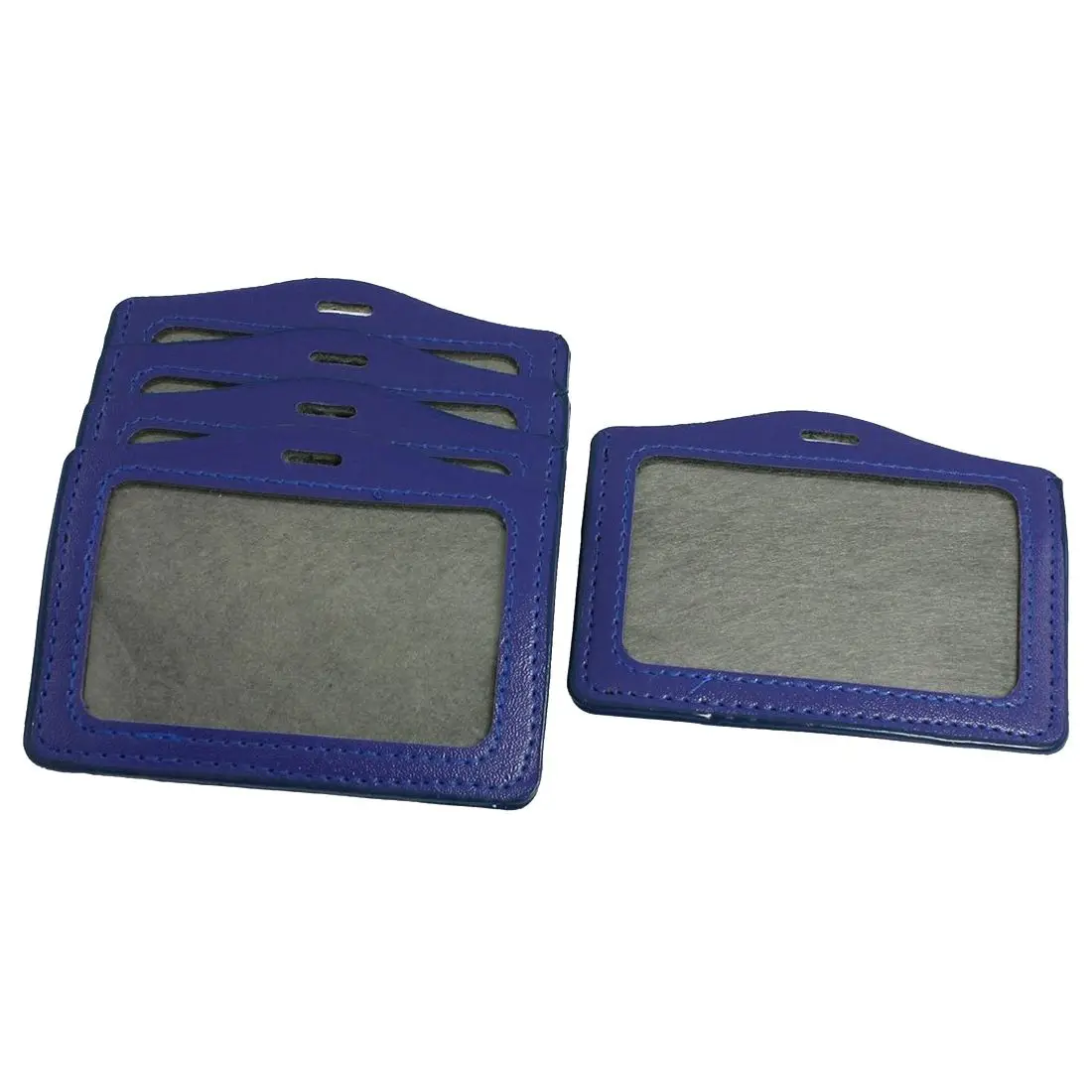 5 шт. горизонтальная Синтетическая кожа с персональным значком держателем именем